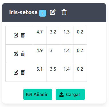 Vectores en contenedor de clase