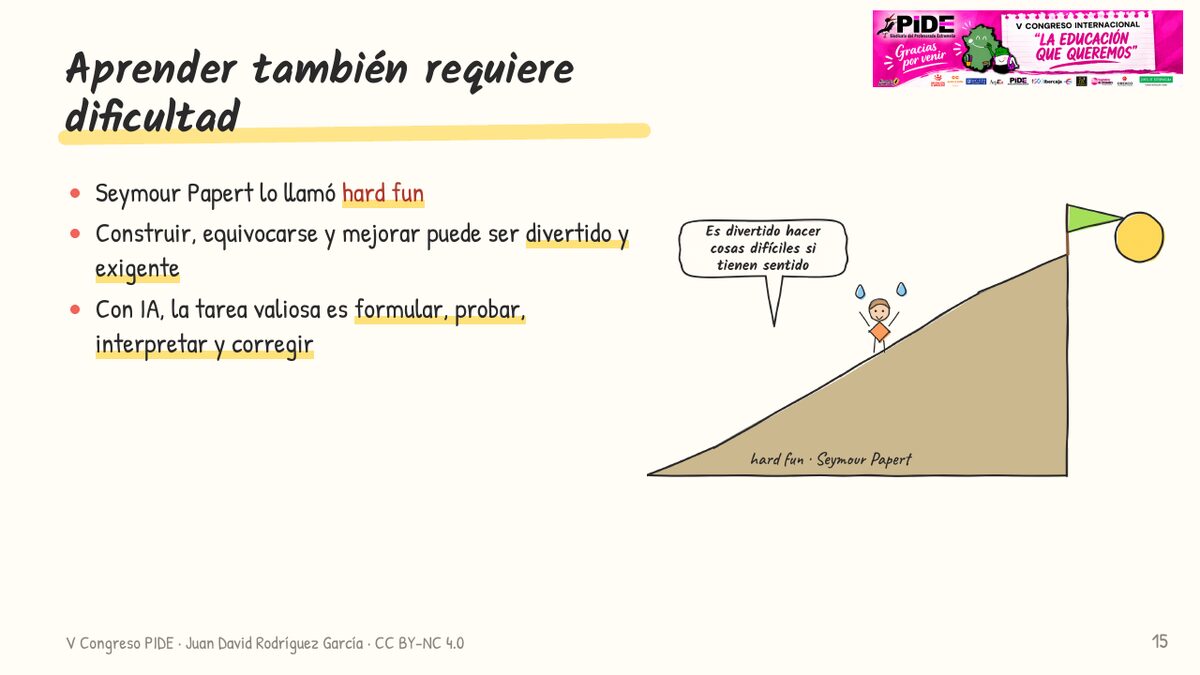 Aprender también requiere dificultad
